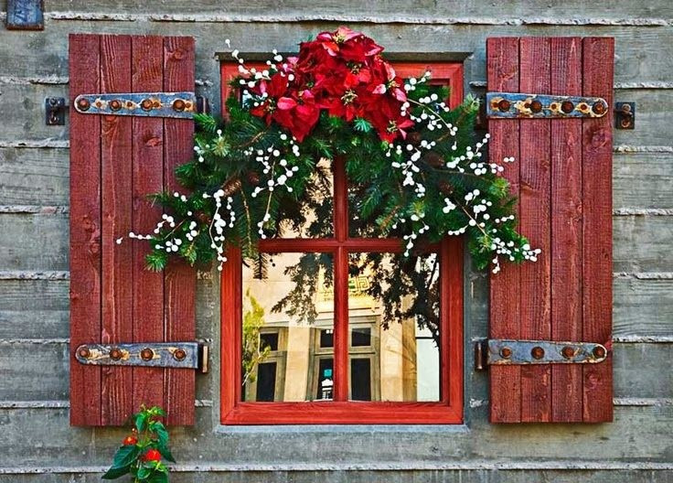 Outdoor Christmas Window Decorations
 Horse Country Chic A Country Christmas
