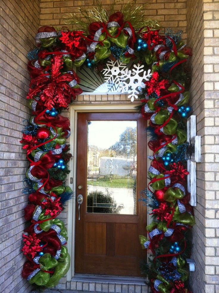 Outdoor Entryway Christmas Trees
 Christmas Ideas 2013 Christmas Front Door Entry and Porch