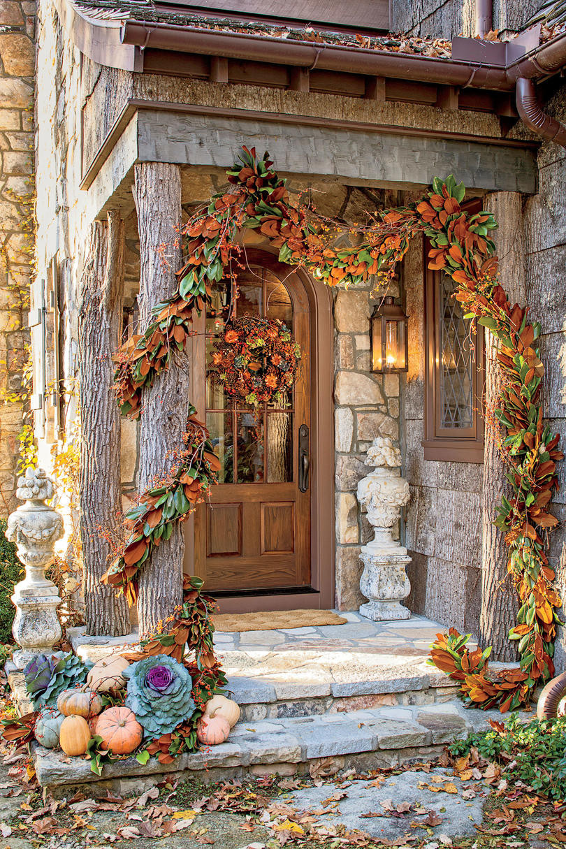 Outdoor Fall Decor
 Outdoor Decorations for Fall Southern Living