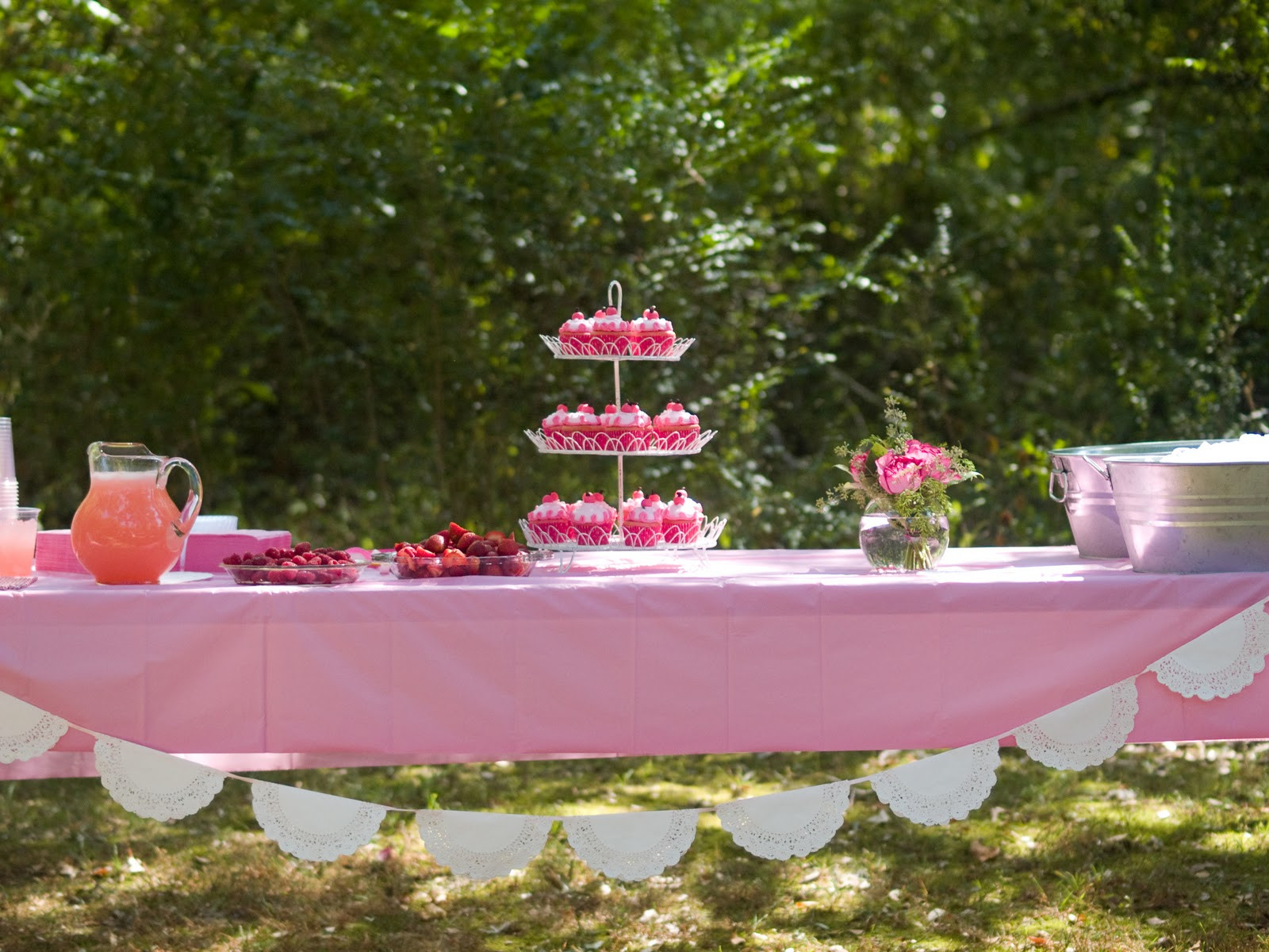 Outdoor Graduation Party Ideas
 Love Laughter and Lyrics avery s pinkalicious party