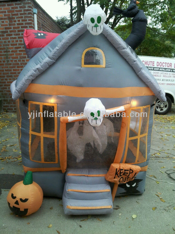 Outdoor Halloween Decorations On Sale
 lowes yard decor lowes halloween inflatable haunted house