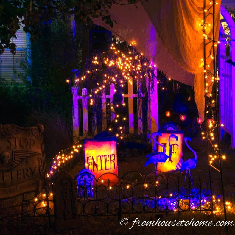 Outdoor Halloween Lights
 11 Ways To Create Spooky Halloween Lighting Page 10 of