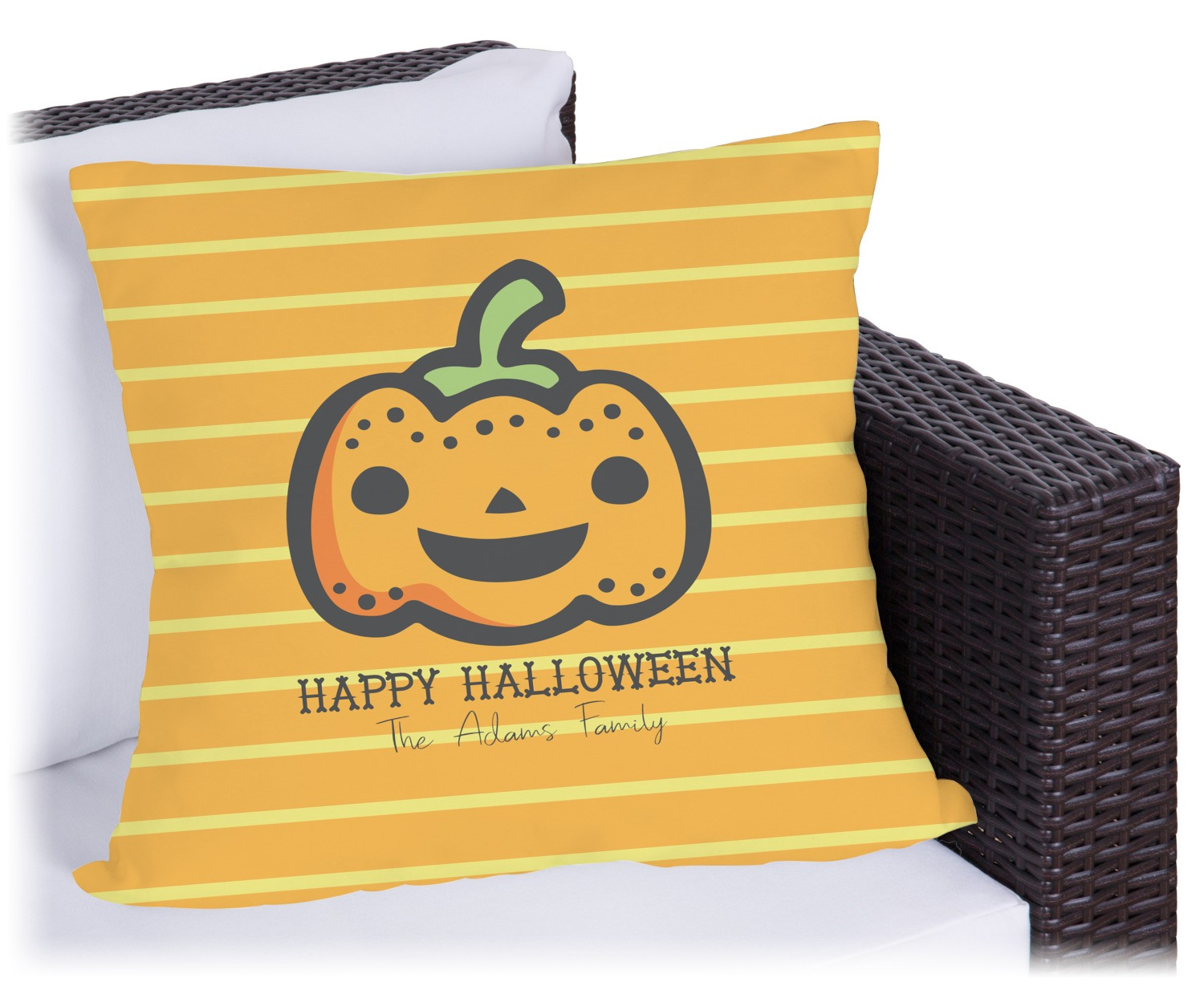 Outdoor Halloween Pillows
 Halloween Pumpkin Outdoor Pillow 16" Personalized
