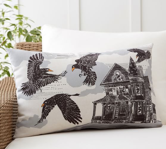 Outdoor Halloween Pillows
 Pottery Barn Harvest and Halloween Sale Save Fall