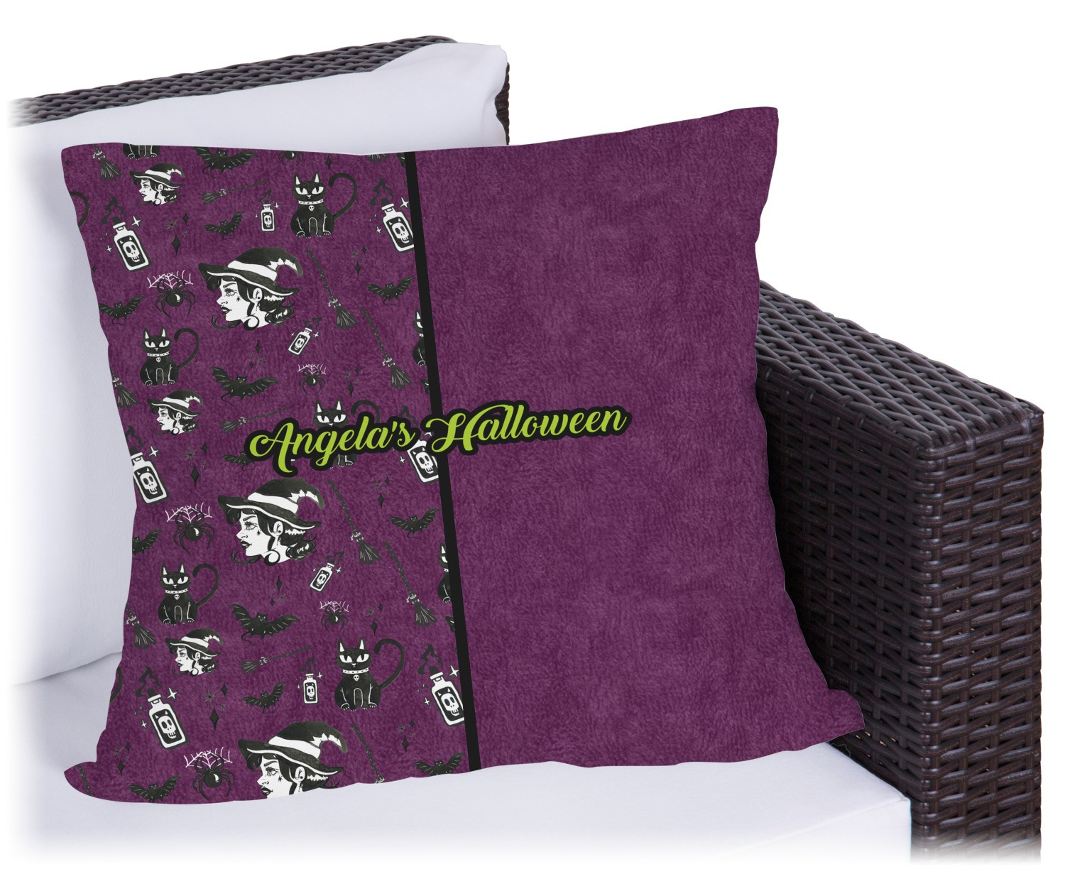 Outdoor Halloween Pillows
 Witches Halloween Outdoor Pillow 20" Personalized