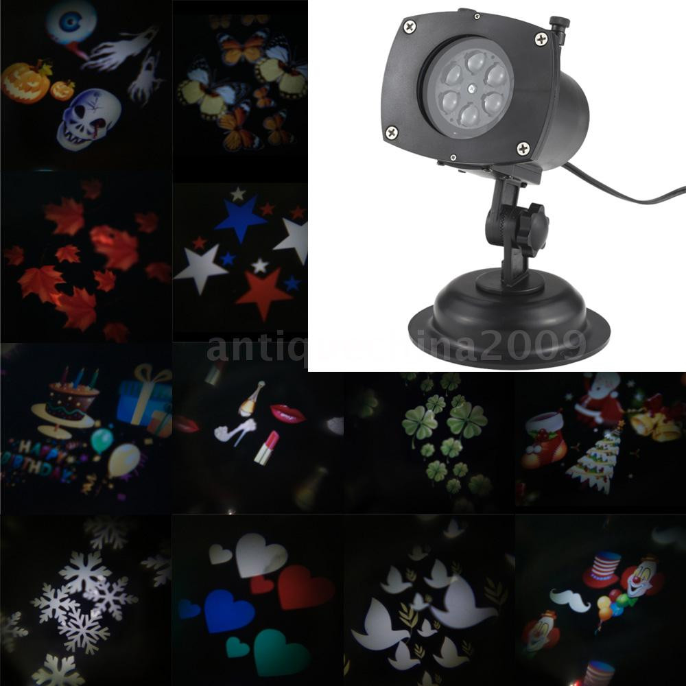 Outdoor Halloween Projector
 TOMSHINE Halloween Xmas Easter Projector Lamp Rotating LED