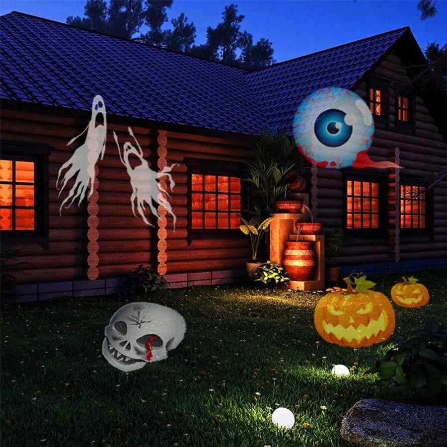 Outdoor Halloween Projector
 1X 12 Patterns Outdoor Projector Light For Halloween