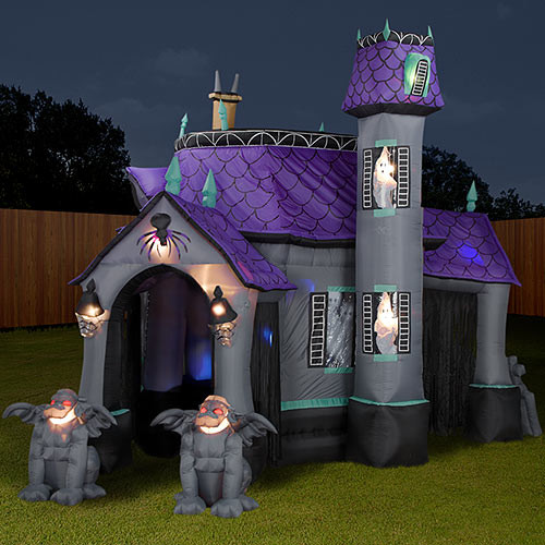 Outdoor Inflatable Halloween Decorations
 Inflatable Halloween Haunted House The Green Head
