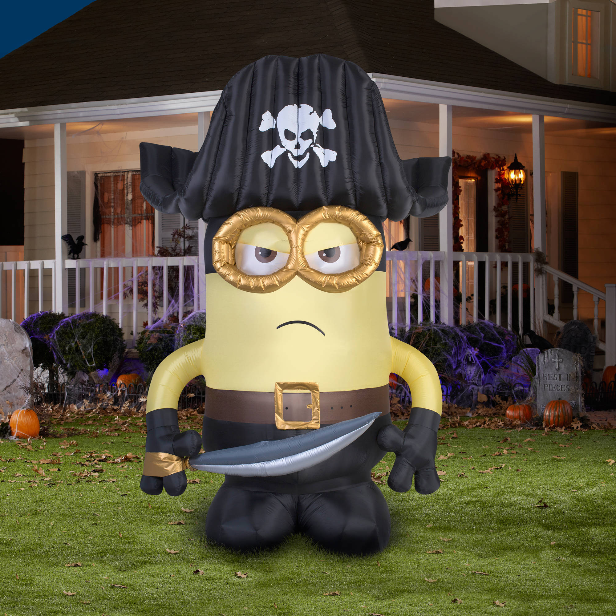 Outdoor Inflatable Halloween Decorations
 Gemmy Airblown Inflatable 9 X 6 Giant Eye Pirate Matie