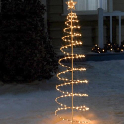 Outdoor Led Christmas Trees
 Outdoor Lighted 6 Foot Spiral Christmas Tree Sculpture