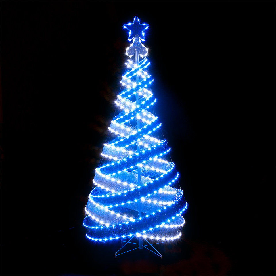 Outdoor Light Up Christmas Tree
 Spiral Christmas Tree Led