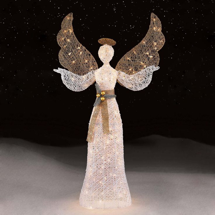 Outdoor Lighted Christmas Angel
 17 best Lighted Christmas Angels Yard images on Pinterest