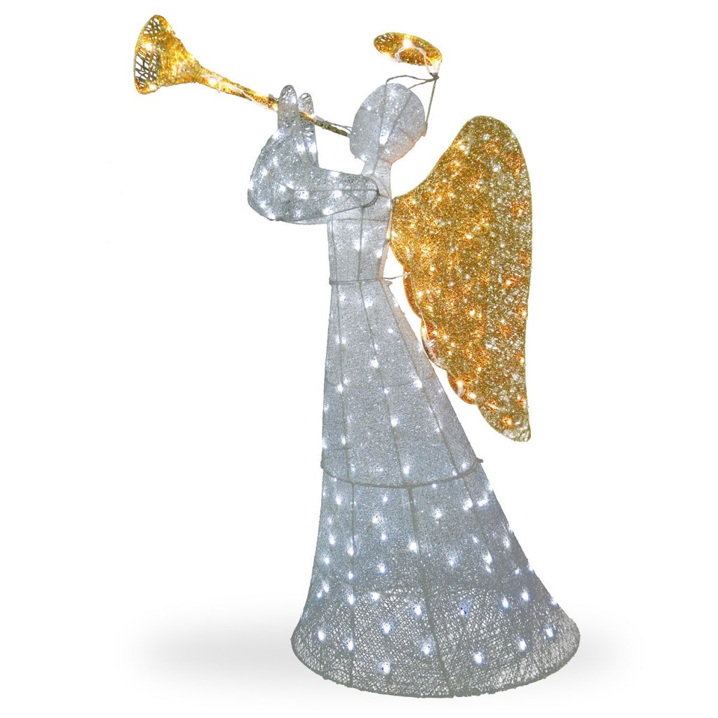 Outdoor Lighted Christmas Angel
 Filling the Home with Christmas Angels