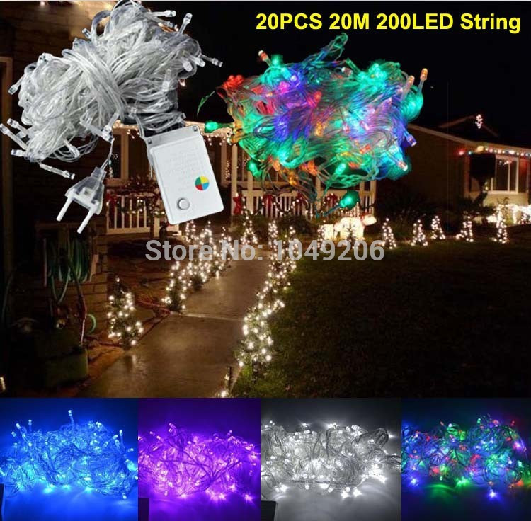 Outdoor Lighted Christmas Decorations Wholesale
 Wholesale 20M 200 LED Christmas String Lights Outdoor For