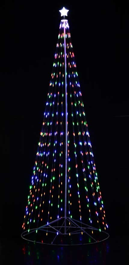 Outdoor Lighted Christmas Tree
 Remote Control Outdoor LED Cone Tree