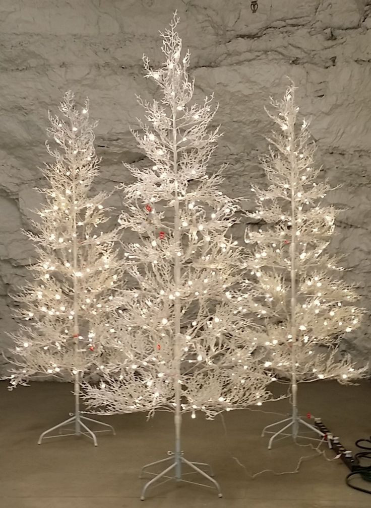Outdoor Lighted Christmas Tree
 The 25 best Pre lit twig tree ideas on Pinterest