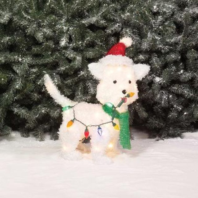 Outdoor Lighted Dog Christmas Decorations
 Jingle All The Way with these Outdoor Christmas
