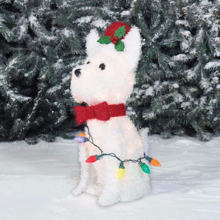 Outdoor Lighted Dog Christmas Decorations
 336 best CHRISTMAS DECORATION IDEAS images on Pinterest