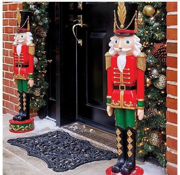 Outdoor Toy Soldier Christmas Decorations
 Life Size Nutcracker 3ft Indoor Outdoor Christmas Toy