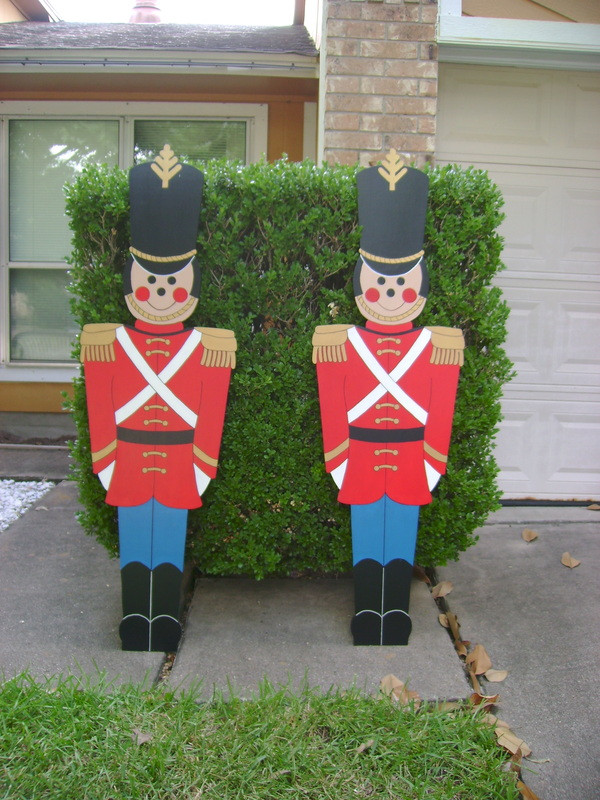 Outdoor Toy Soldier Christmas Decorations
 Toy Sol rs Yard Art Decorations Holiday Yard Art Made
