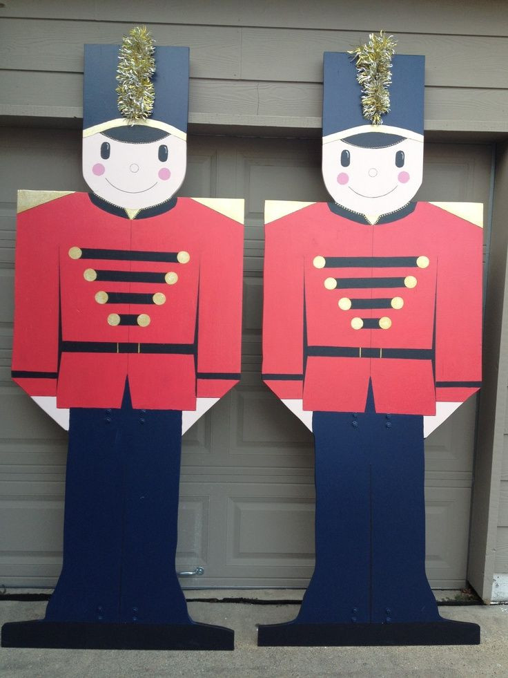 Outdoor Toy Soldier Christmas Decorations
 Plywood Christmas Yard Decoration Patterns