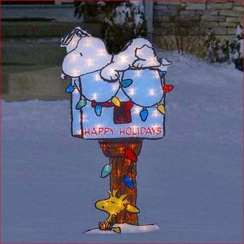 Peanut Outdoor Christmas Decorations
 102 best Snoopy Mailboxes images on Pinterest