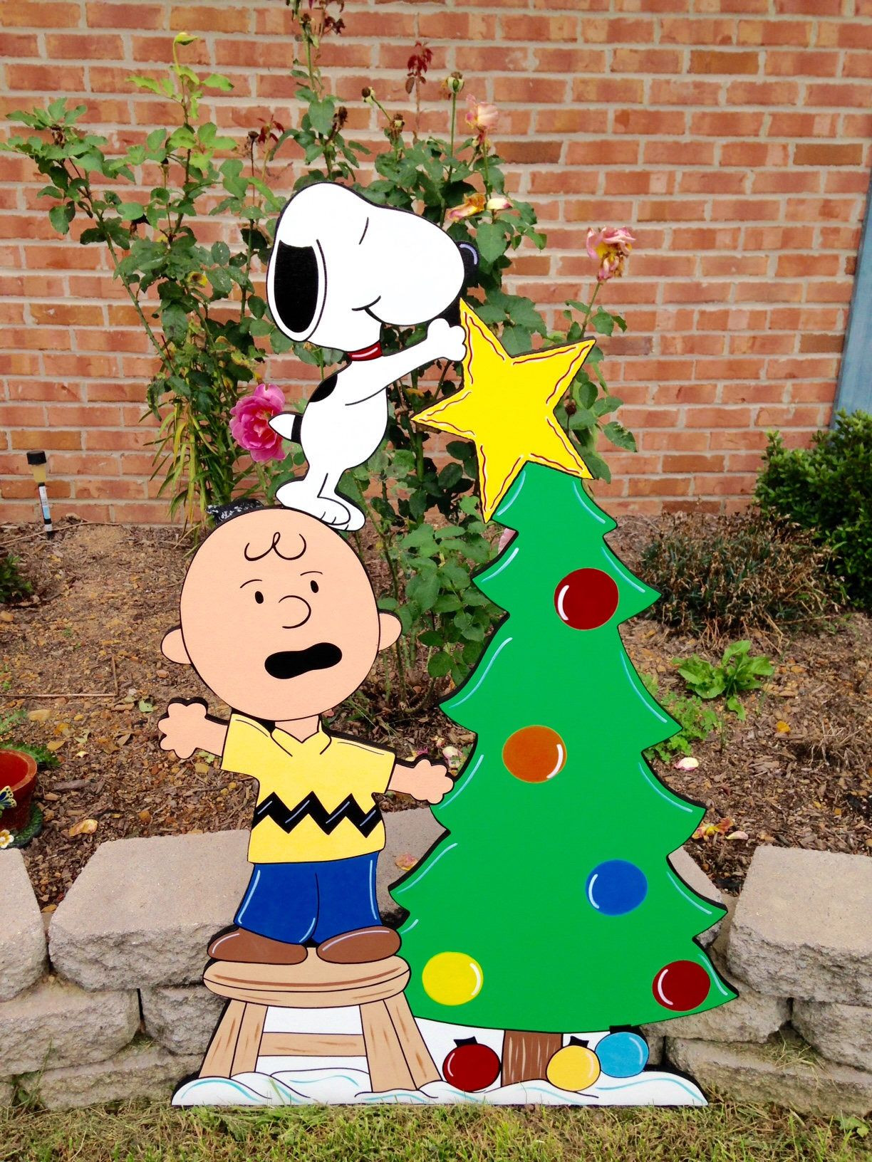 Peanut Outdoor Christmas Decorations
 christmas peanuts yard art decoration snoopy christmas