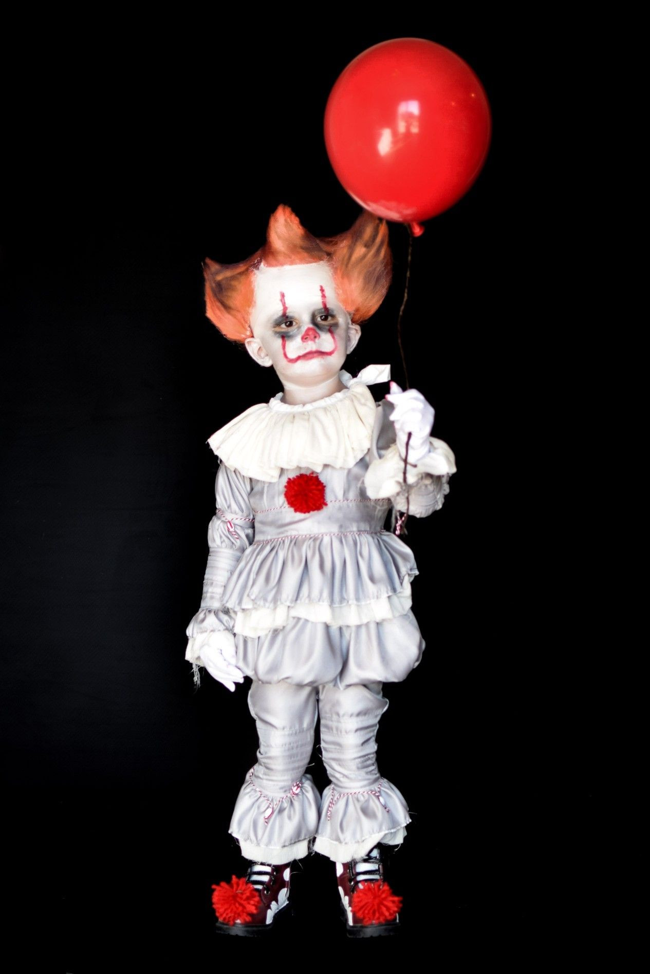 Pennywise Costume DIY
 3 year old turns into pennywise clown from the movie IT