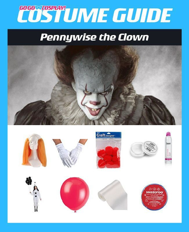 Pennywise Costume DIY
 It Costume Pennywise the Clown 2017 DIY Guide for