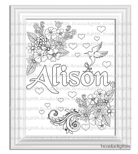 Personalized Coloring Books For Adults
 9 best Printable Adult Coloring Pages images on Pinterest