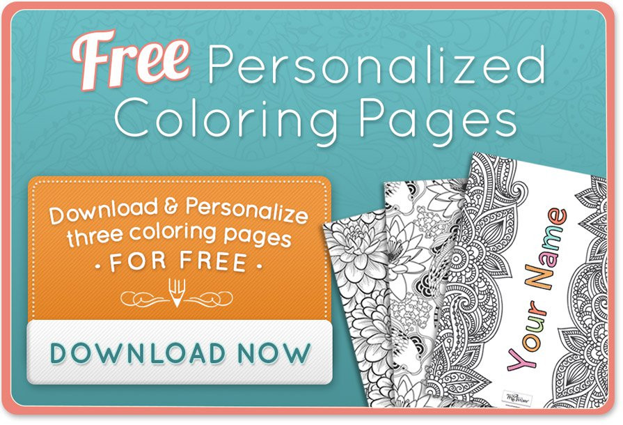 Personalized Coloring Books For Adults
 Personalized Adult Coloring Books