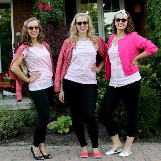 Pink Ladies Costume DIY
 Best 25 50s costume ideas on Pinterest