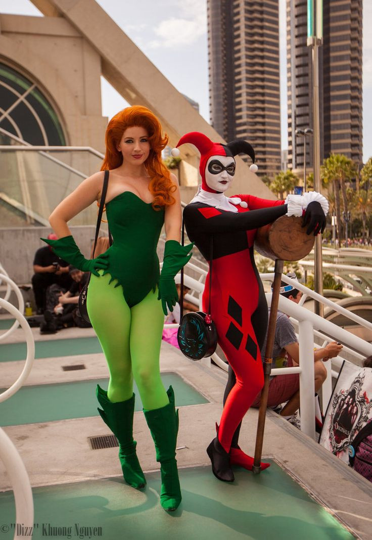 Poison Ivy Costume DIY
 Poison Ivy and Harley Quinn by TheDizz e