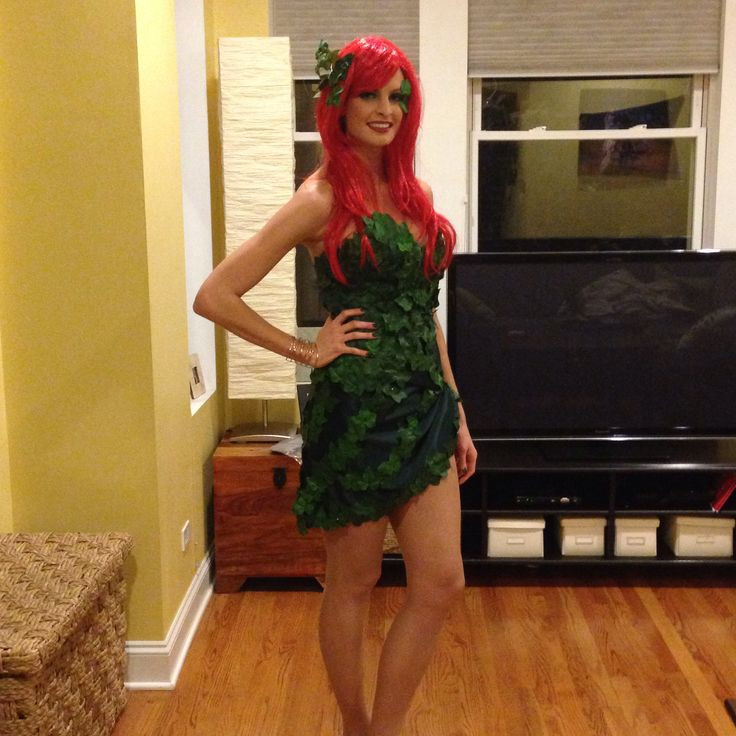 Poison Ivy Costume DIY
 homemade poison ivy costume Ivy