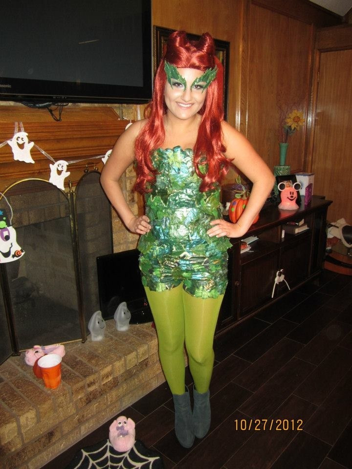 Poison Ivy Costume DIY
 DIY Poison Ivy Costume Boo Pinterest