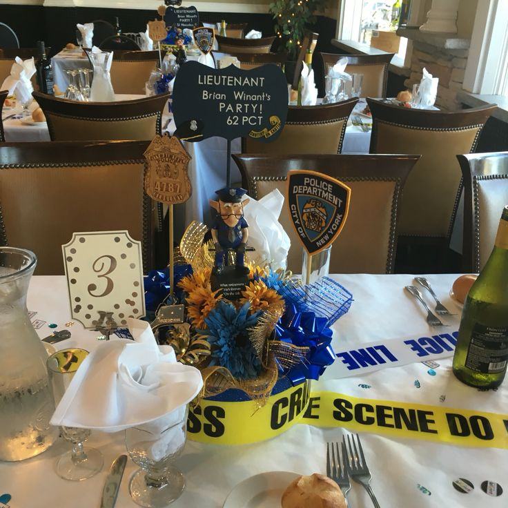 Police Retirement Party Ideas
 13 best Police retirement party DIY images on Pinterest