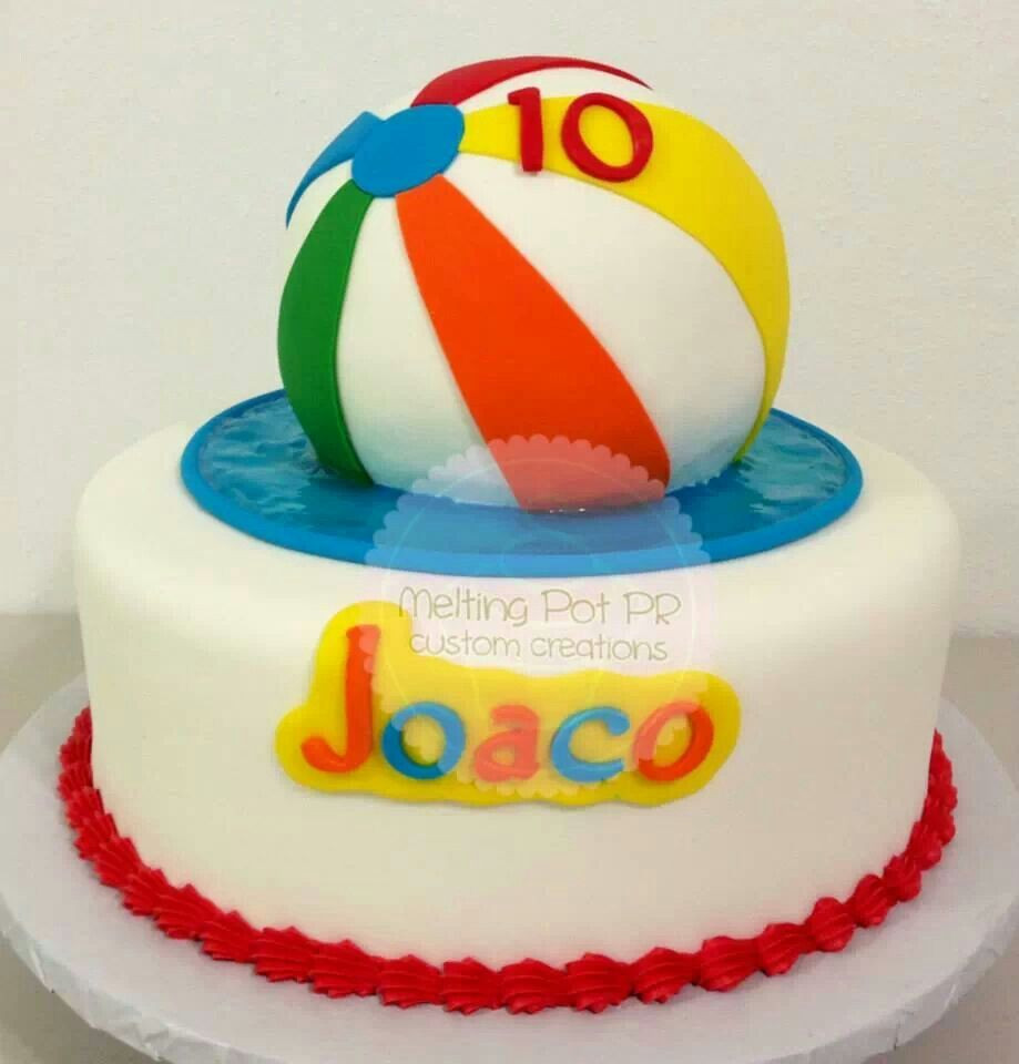 Pool Party Cakes Ideas
 Pool party cake