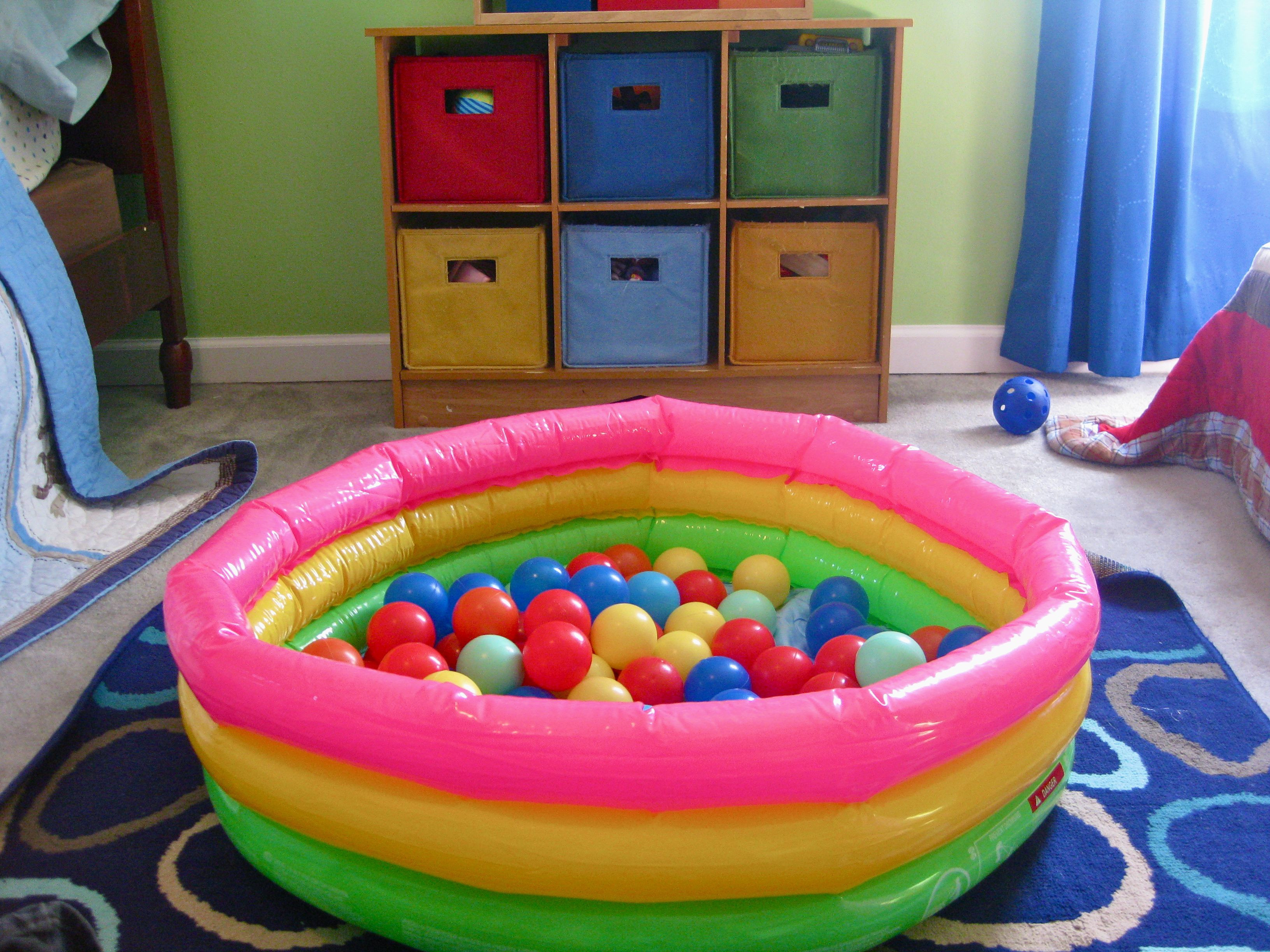 Pool Party Ideas For 2 Year Old
 Kid pool ball pit sounds fun for a two to three year