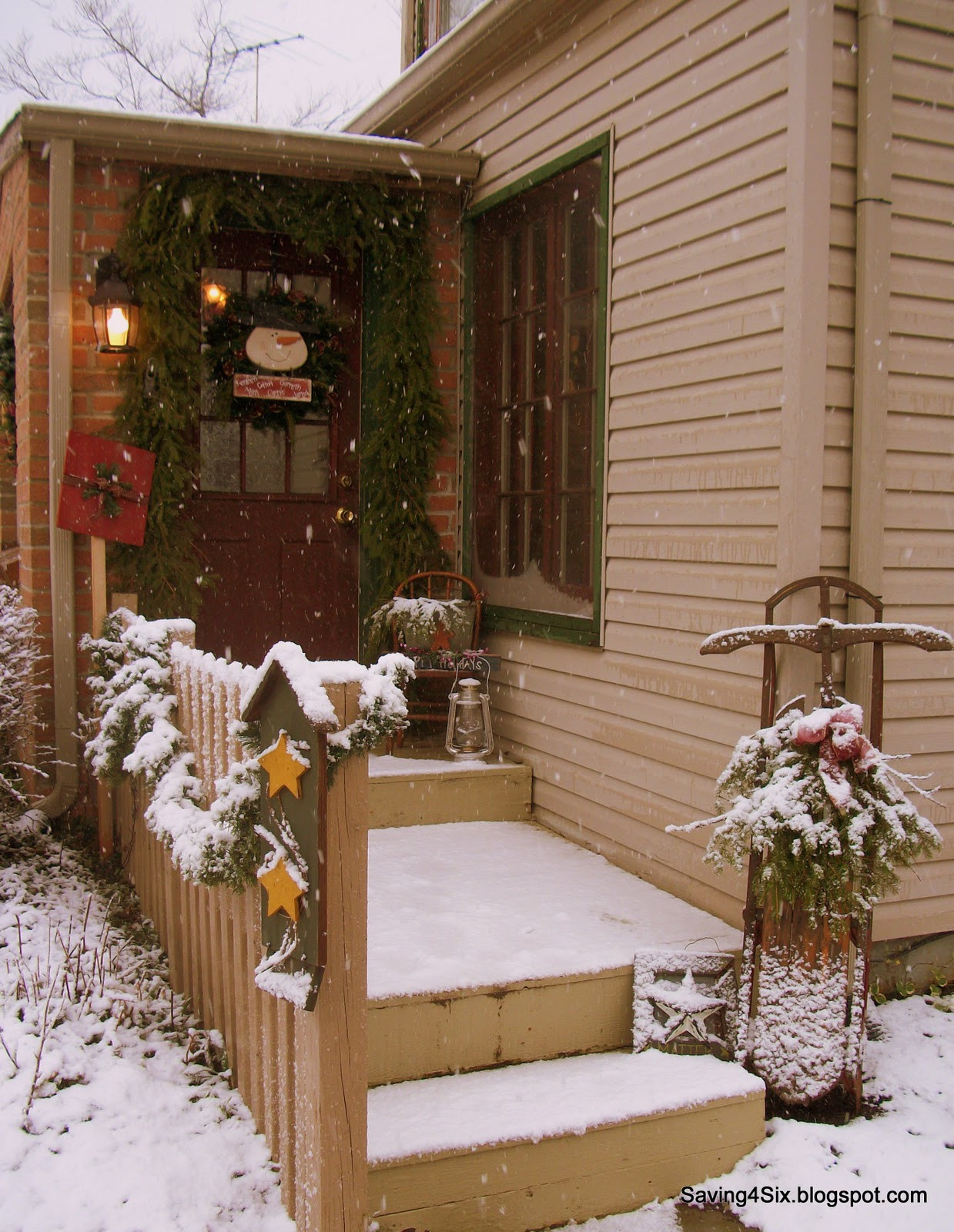 Porch Decorating For Christmas
 Decorating My Porch for Christmas