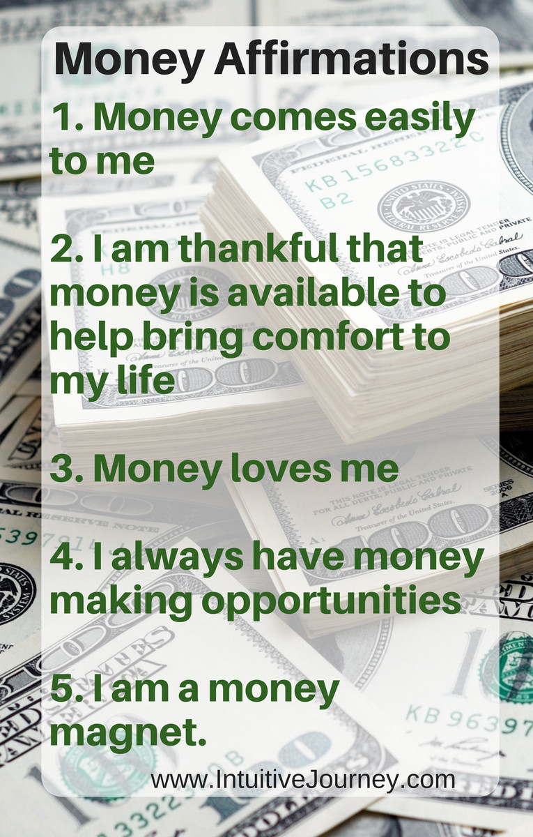 Positive Money Quotes
 Affirmations for Attracting Money