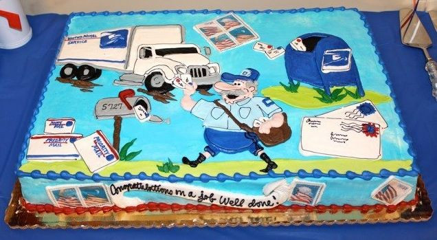 Post Office Retirement Party Ideas
 My Dad s Postal Service Retirement Cake