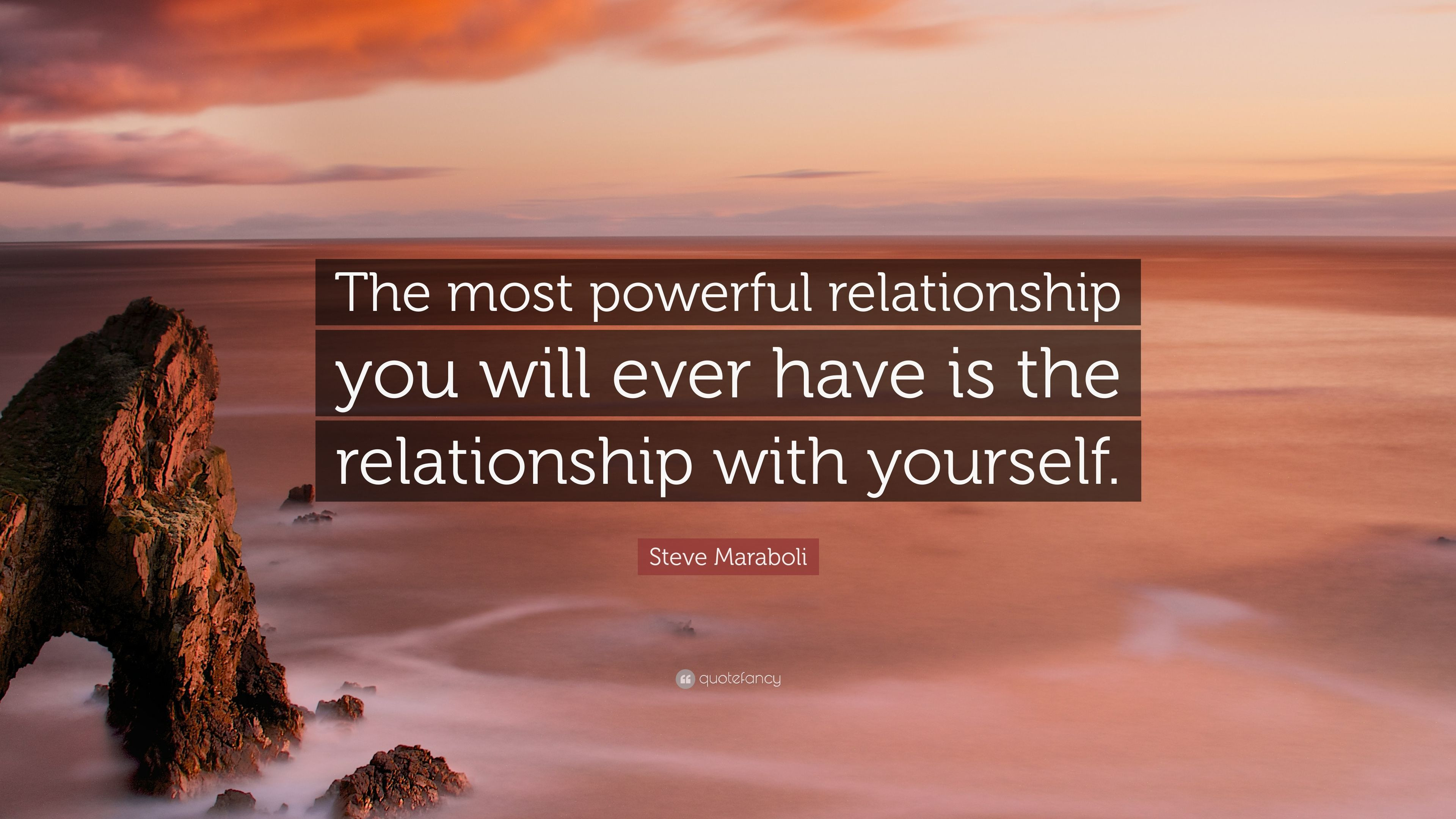 Powerful Relationship Quotes
 Steve Maraboli Quote “The most powerful relationship you