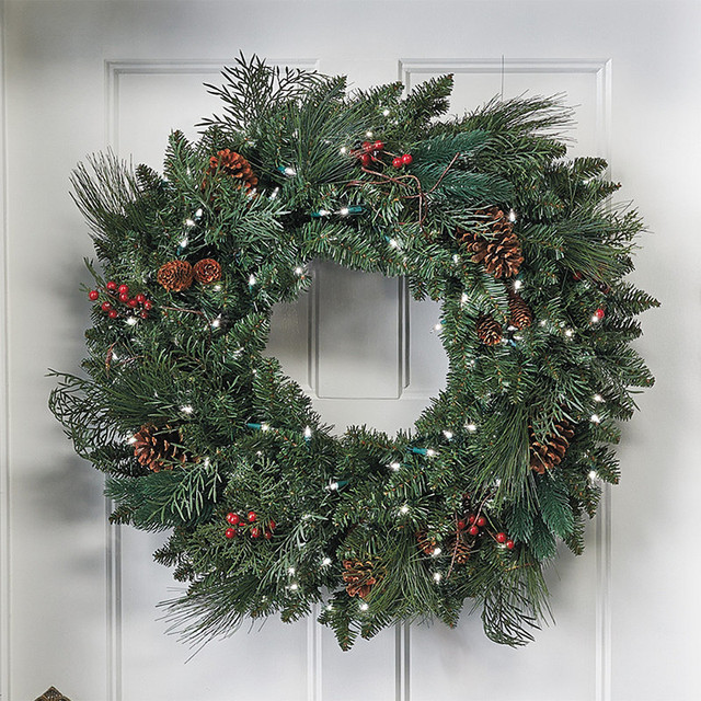 Pre Lit Outdoor Christmas Wreaths
 301 Moved Permanently