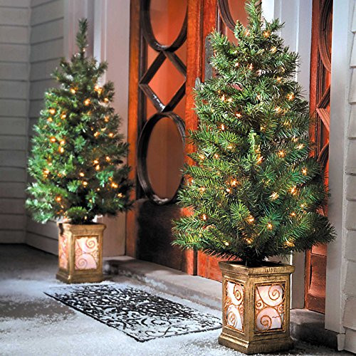 Pre Lit Porch Christmas Trees
 Pre Lit Christmas Topiaries