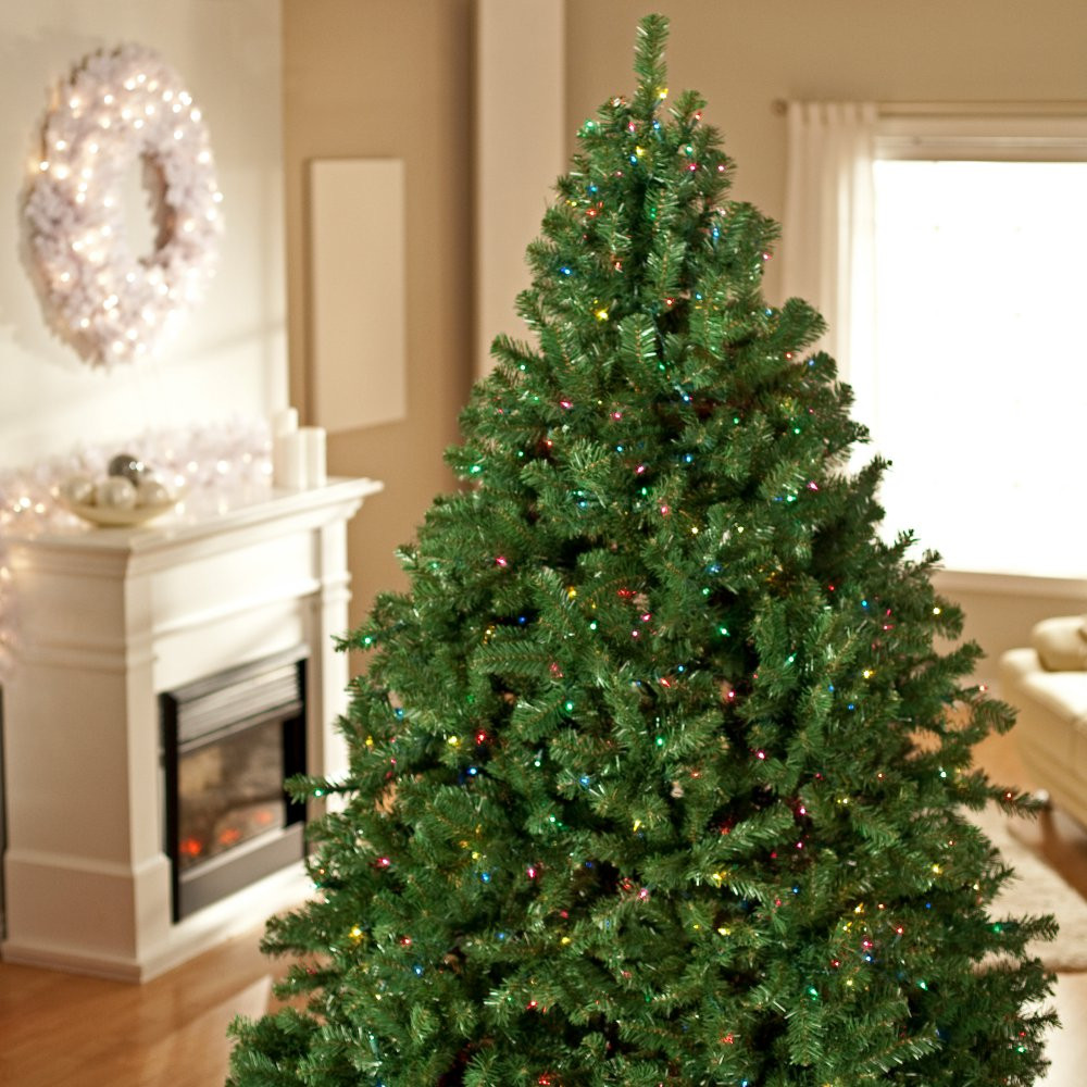 Prelit Entryway Christmas Trees
 Classic Pine Full Pre lit Christmas Tree