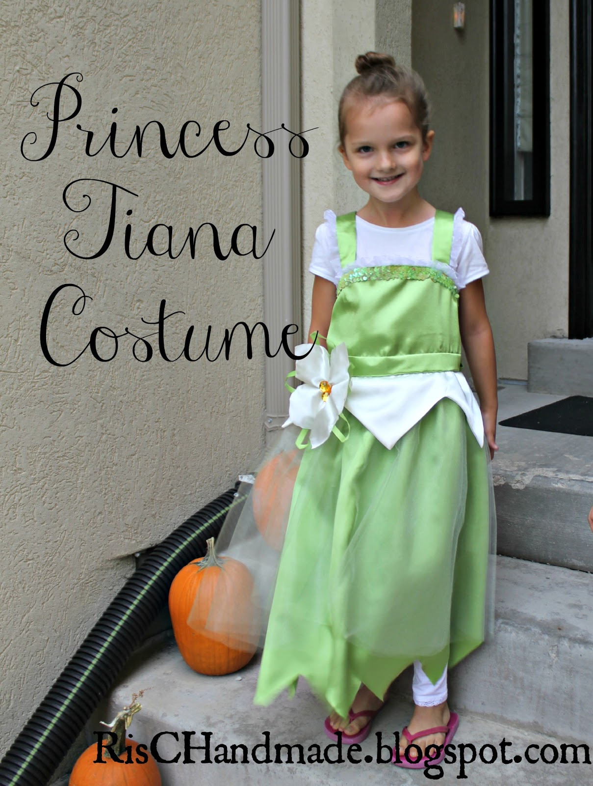 Princess Tiana Costume DIY
 RisC Handmade Homemade Princess Tiana Costume