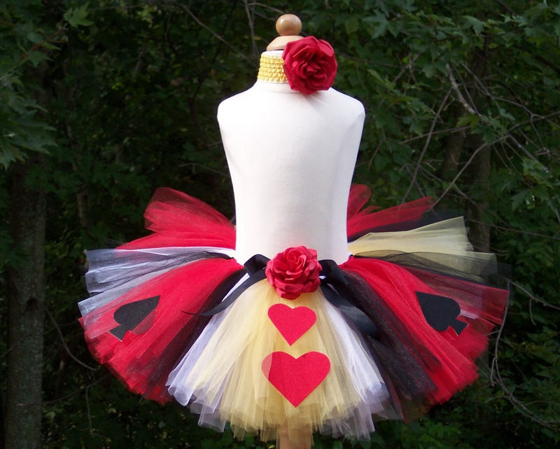 Queen Of Hearts DIY Costume
 DIY TUTU KIT Queen of Hearts Alice in by baileysblossoms