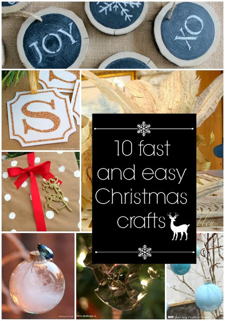 Quick And Easy Christmas Crafts
 Fast and Easy Christmas Crafts The Golden Sycamore
