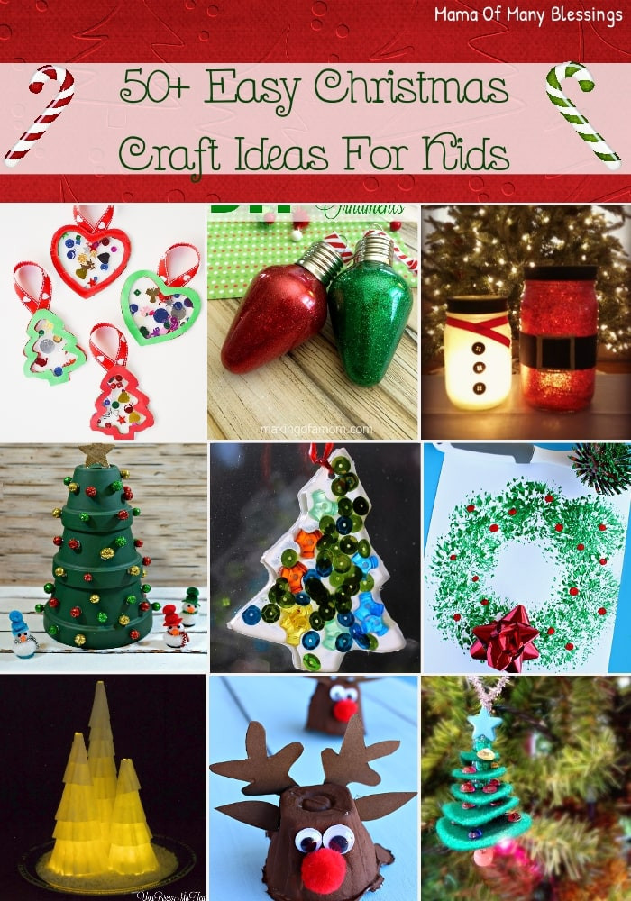 Quick And Easy Christmas Crafts
 50 Awesome Quick and Easy Kids Craft Ideas For Christmas