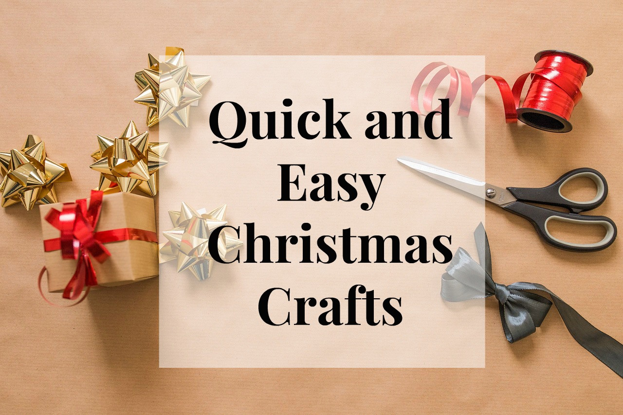 Quick And Easy Christmas Crafts
 Quick and Easy Christmas Crafts Salty Blonde